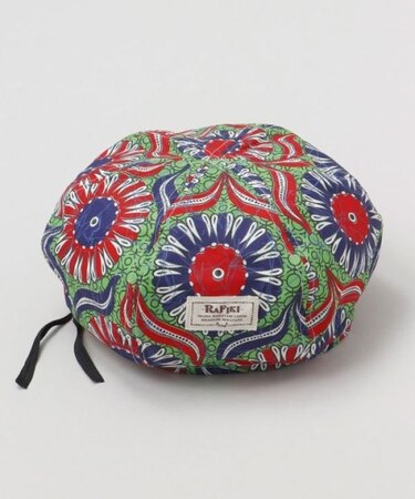 【チャイハネ】ラフィキリバーシブルベレー帽