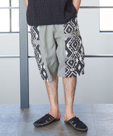 【チャイハネ】ジャカーゴメンズハーフパンツ