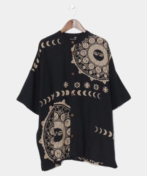 【チャイハネ】サンムーンメンズシャツ