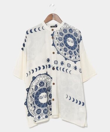 【チャイハネ】サンムーンメンズシャツ