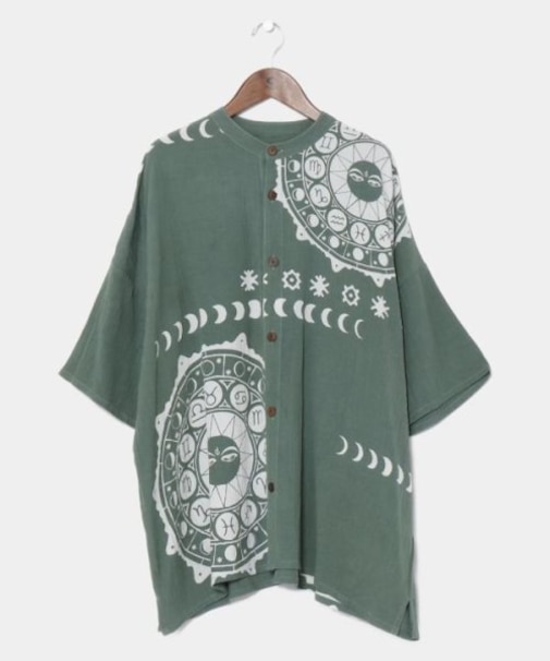 【チャイハネ】サンムーンメンズシャツ