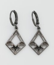 【チャイハネ】メンズミナレッドピアス