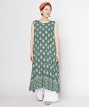 【チャイハネ】ヨウエンノースリーブワンピース