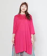 【チャイハネ】ラシール刺繍ロングトップス