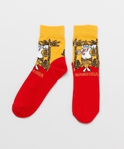 【チャイハネ】27cm福神ズミドルソックス