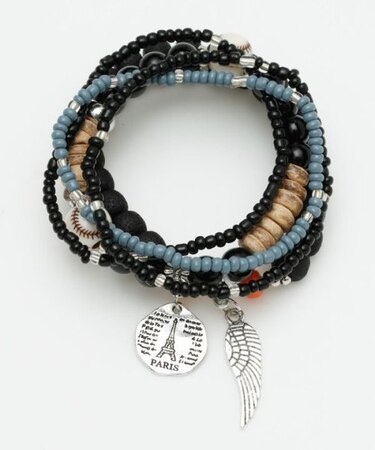 【チャイハネ】メンズマットコインセットブレス