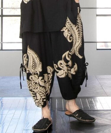 【チャイハネ】リドラ変形メンズサルエルパンツ