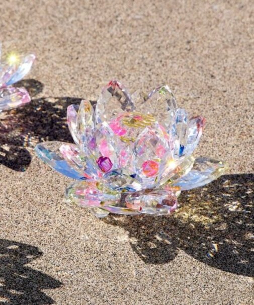 【チャイハネ】ガラスロータスレインボーM