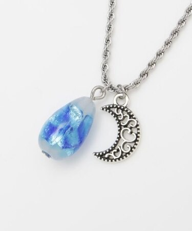 【チャイハネ】メンズホタルムーンネックレス