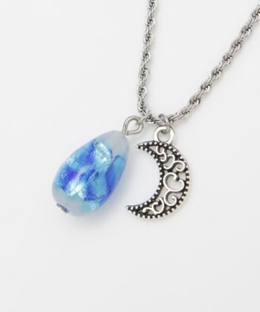 【チャイハネ】メンズホタルムーンネックレス