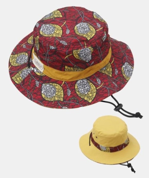 【チャイハネ】ラフィキリバーシブルハット