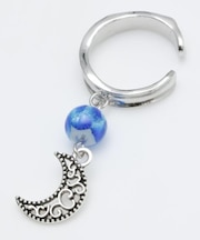 【チャイハネ】メンズホタルムーンイヤーカフ