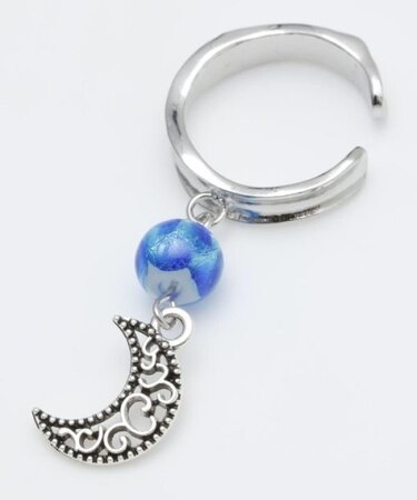 【チャイハネ】メンズホタルムーンイヤーカフ