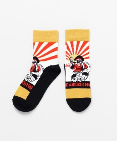 【チャイハネ】２４ｃｍ福神ズミドルソックス