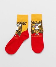 【チャイハネ】２４ｃｍ福神ズミドルソックス