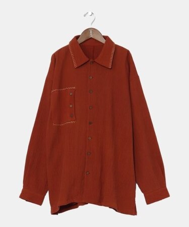 【チャイハネ】シェパベメンズシャツ-Ｍ