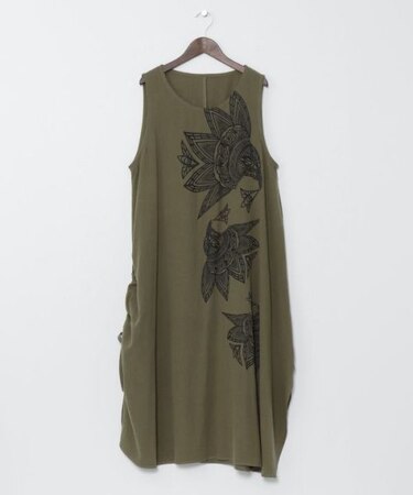 【チャイハネ】スキナドノースリーブワンピース