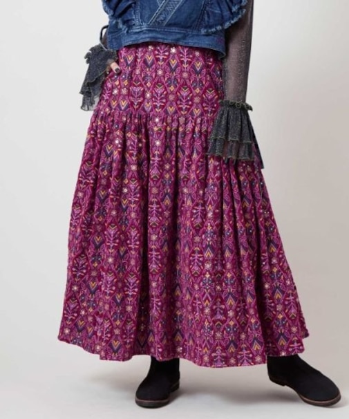 【チャイハネ】ブライド刺繍スカート