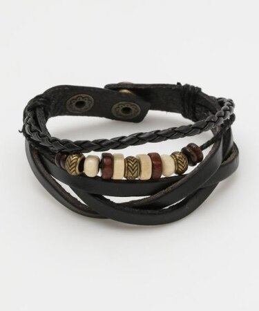 【チャイハネ】メンズジャレンレザブレス