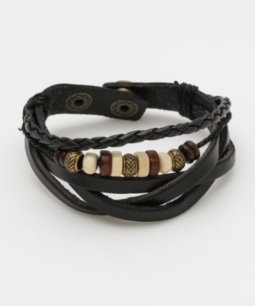 【チャイハネ】メンズジャレンレザブレス