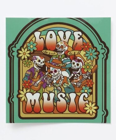 【チャイハネ】ファンカラベラステッカーＭ