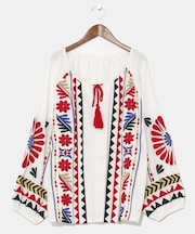 【チャイハネ】バフラ刺繍トップス