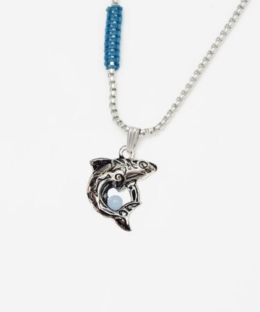 【チャイハネ】メンズアニマレッドネックレス