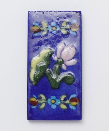 【チャイハネ】ブルーニモチーフタイル