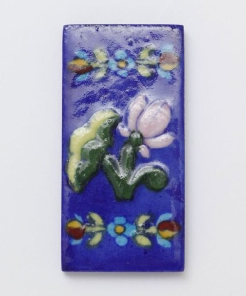 【チャイハネ】ブルーニモチーフタイル