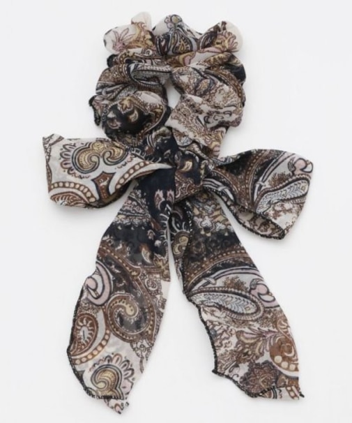 【チャイハネ】ペイズリボンシュシュ