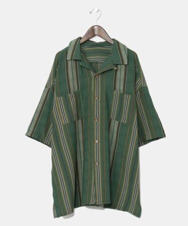 【チャイハネ】デルアメンズ開襟シャツ