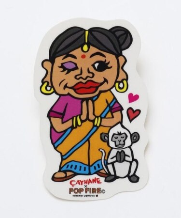 【チャイハネ】インディアステッカー【Amina×POP FIREコラボ】