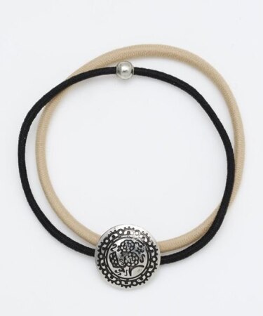 【チャイハネ】【静電気除去】ノンパチカラコンチョヘアゴム