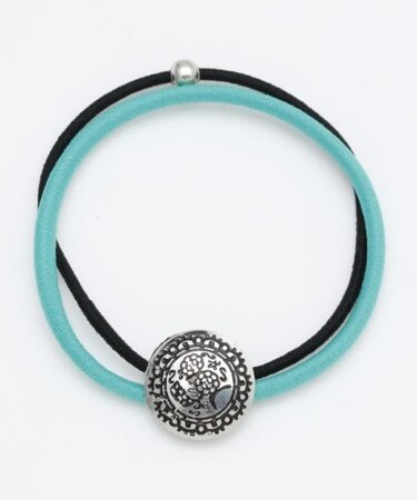 【チャイハネ】【静電気除去】ノンパチカラコンチョヘアゴム