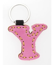 【チャイハネ】レザーアルファベットキーホルダー