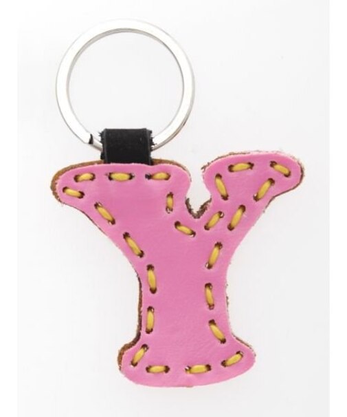 【チャイハネ】レザーアルファベットキーホルダー