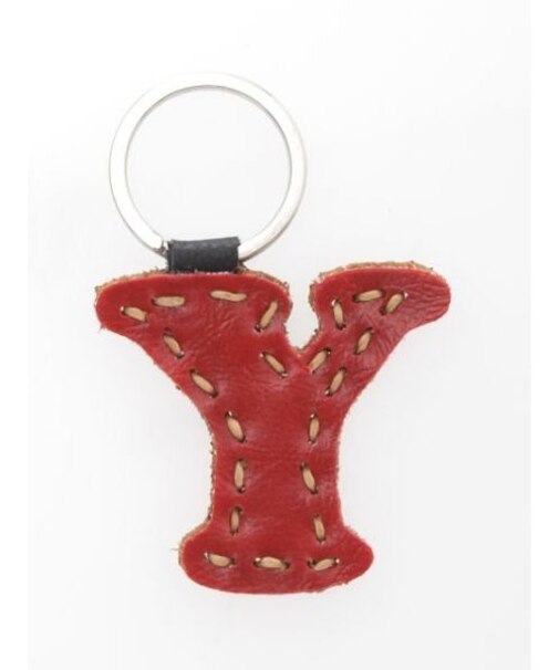 【チャイハネ】レザーアルファベットキーホルダー