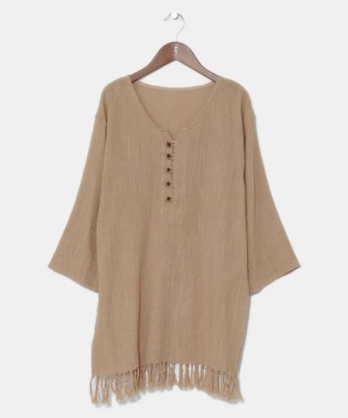 【チャイハネ】フリラジメンズＴＯＰ