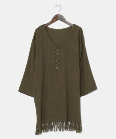 【チャイハネ】フリラジメンズＴＯＰ