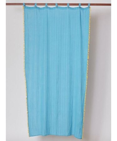 【チャイハネ】ポンポンカーテン１７８cm