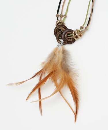 【チャイハネ】ロンフェザネックレス