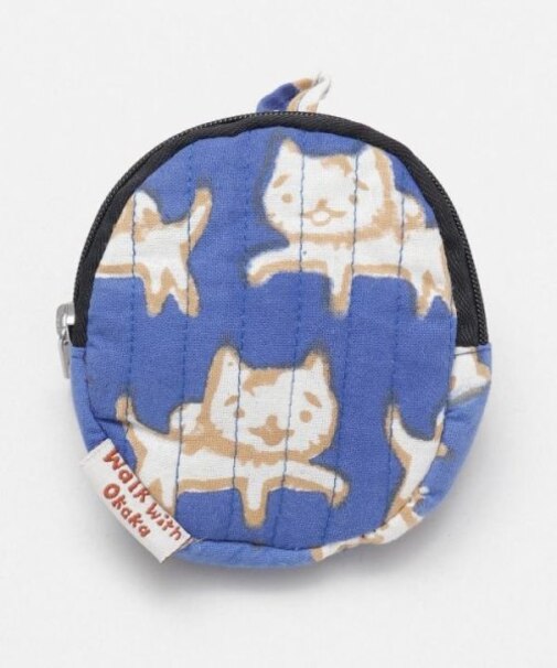 【チャイハネ】ブロックおかか丸ポーチ