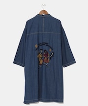 【チャイハネ】カシュデニムシャツワンピース