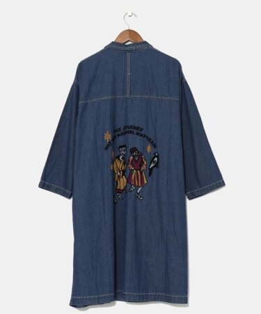 【チャイハネ】カシュデニムシャツワンピース