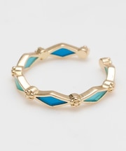 【チャイハネ】ホソキラフープイヤーカフ