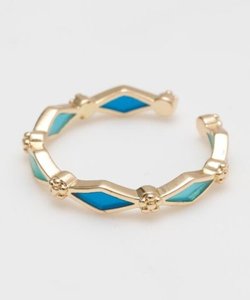 【チャイハネ】ホソキラフープイヤーカフ