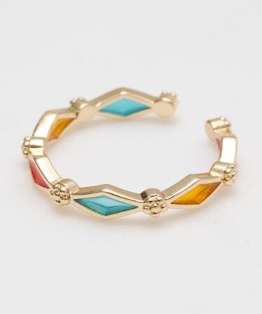 【チャイハネ】ホソキラフープイヤーカフ