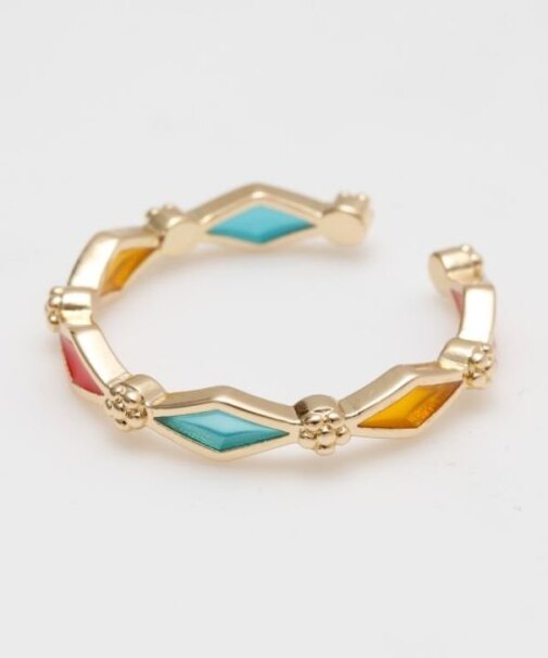 【チャイハネ】ホソキラフープイヤーカフ