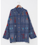 【チャイハネ】ラジャラン刺繍メンズシャツ