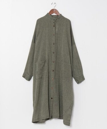 【チャイハネ】チャキロングシャツワンピース